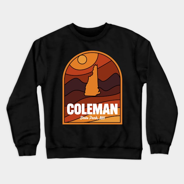 Coleman State Park New Hampshire Crewneck Sweatshirt by HalpinDesign